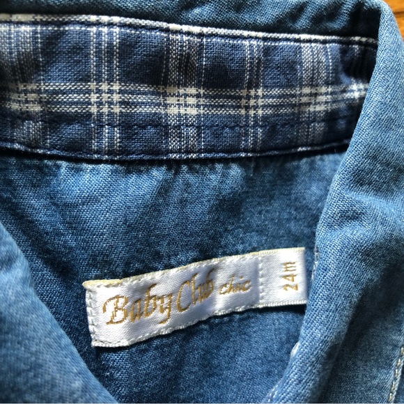 Boys Soft Chambray Cotton Shirt - Picture 5 of 6